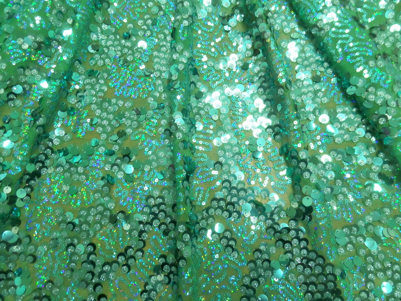 9.Teal Party Sequins